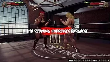 play Lillith Redwing gegen Barghest (nackter Kämpfer 3d)