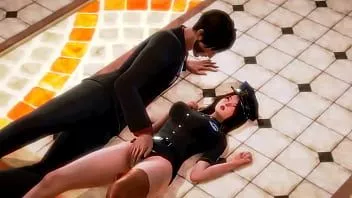 play Nowa dziewczyna z ochrony uprawiająca seks z mężczyzną w filmie hentai 3D